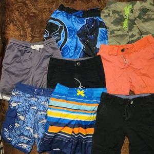 Set of 8 pair of shorts and swim trunks
